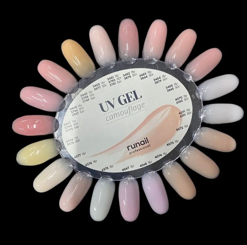 Runail, Камуфлирующий УФ-гель (цвет: Нежный лепесток), 15 г №3448